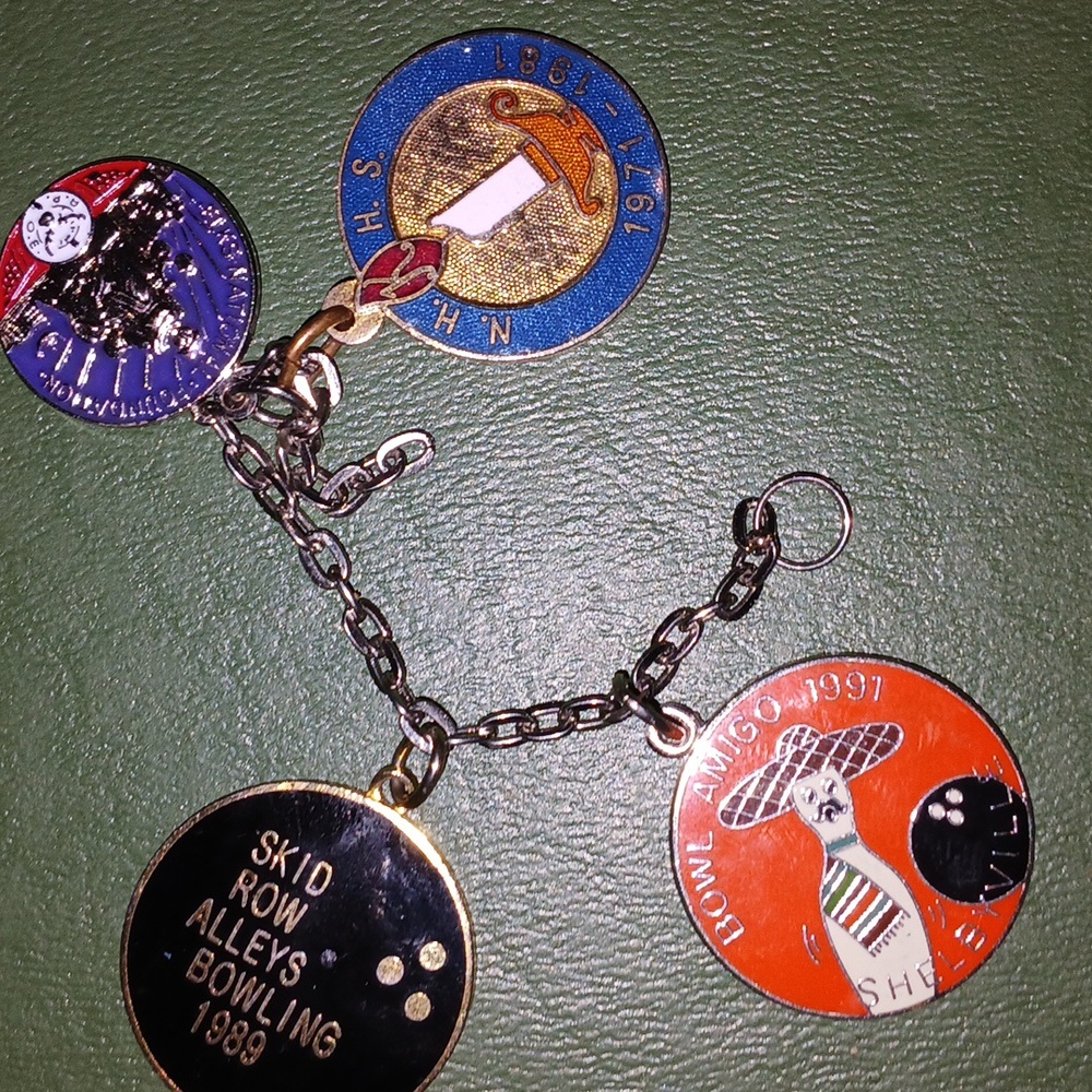 Vintage bowling charms